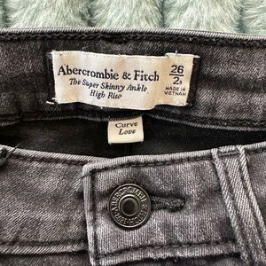 Abercrombie & Fitch Dark Gray Super Skinny Jeans